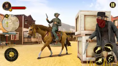 Captura de tela de West Cowboy Games Horse Riding 6