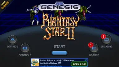 Captura de tela de Phantasy Star Classics 8