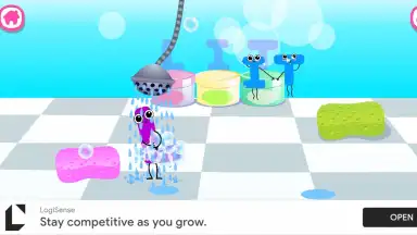 Captura de tela de Bini ABC Games! Phonics 4 Kids 11
