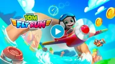 Captura de tela de Talking Tom Fly Run 1