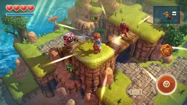 Captura de tela de Oceanhorn 2