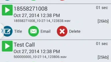 Captura de tela de Call Recorder - IntCall 4