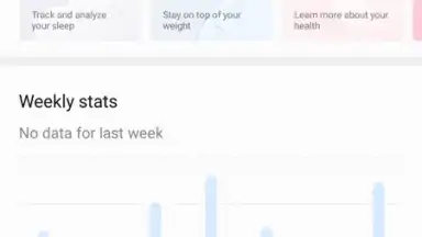 Captura de tela de Huawei Health 6