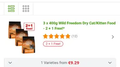Captura de tela de Zooplus: Online pet shop 1