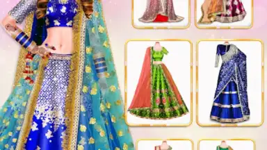 Captura de tela de Indian Wedding Dress up games 11