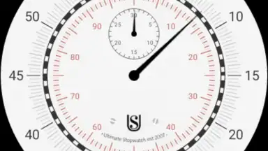 Captura de tela de Ultimate Stopwatch 1