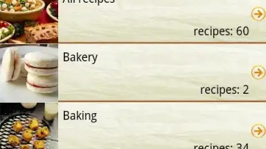 Captura de tela de Baking recipes 4