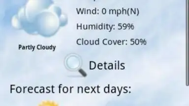 Captura de tela de Local weather 5