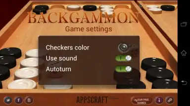 Captura de tela de Backgammon 1
