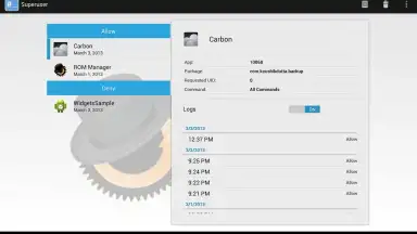 Captura de tela de Superuser (for Android 4) 6