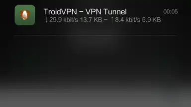 Captura de tela de Troid VPN 1