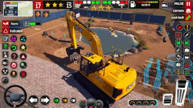 Captura de tela de JCB Game Snow Excavator Games 4