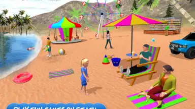 Captura de tela de Virtual Family Summer Vacation 15