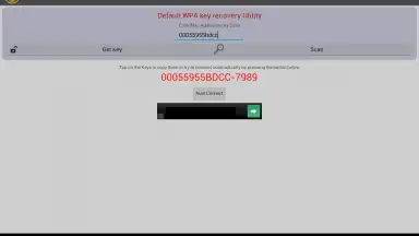 Captura de tela de Greek WPA Finder 4