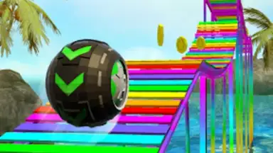 Captura de tela de Sky Rolling Balls 3D 5
