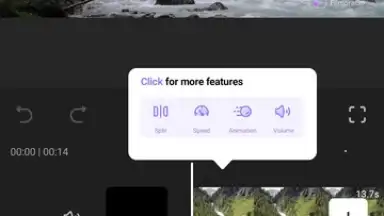 Captura de tela de FilmoraGo Lite 1