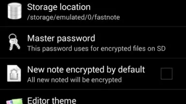 Captura de tela de Fast Notepad 1