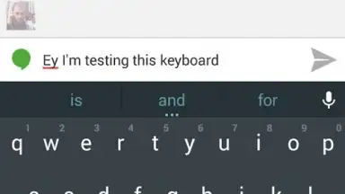 Captura de tela de Android L Keyboard 1