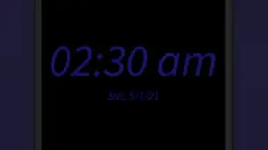 Captura de tela de Night Clock (Digital Clock) 2
