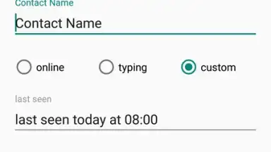 Captura de tela de Fake Chat Whatsapp 10