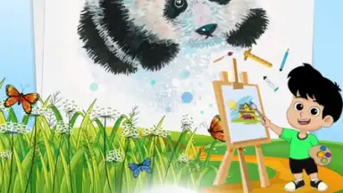 Captura de tela de Panda Coloring Book 9