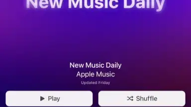Captura de tela de Apple Music 3