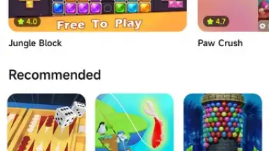 Captura de tela de Xiaomi Game Center 1