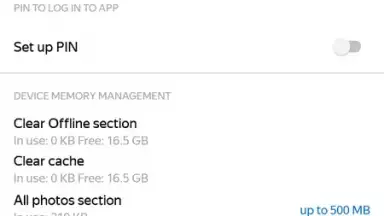 Captura de tela de Yandex Disk 6