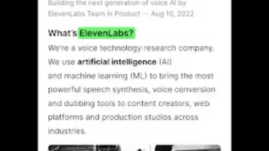 Captura de tela de ElevenReader 6