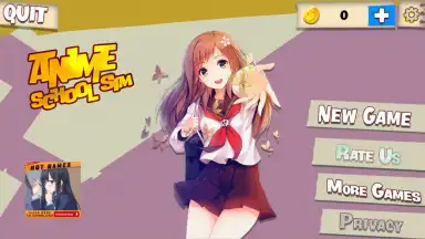 Captura de tela de Anime High School Girl 9