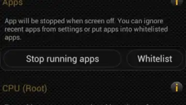 Captura de tela de Deep Sleep Battery Saver 2