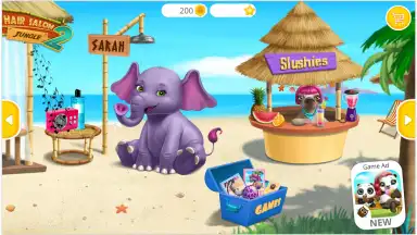 Captura de tela de Jungle Animal Hair Salon 2 8
