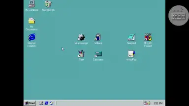 Captura de tela de Win 98 Simulator 4
