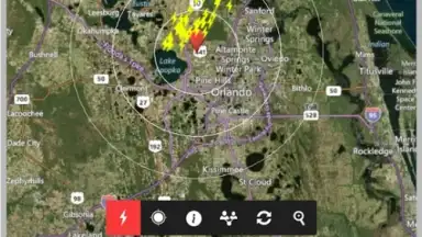 Captura de tela de WeatherBug 1