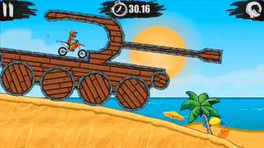 Captura de tela de Moto X3M Bike Race Game 7