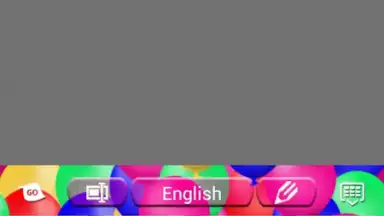 Captura de tela de Balloons Keyboard 5