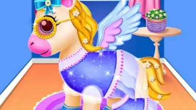 Captura de tela de Magical Unicorn Girl Games 6