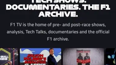 Captura de tela de F1 TV 2