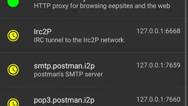 Captura de tela de I2P 10