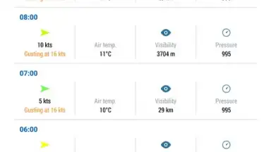 Captura de tela de Météo Marine 9