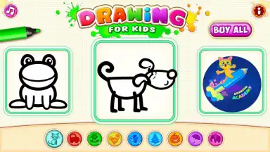 Captura de tela de Drawing for Kids! Coloring Children Games Toddlers 1