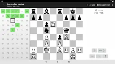 Captura de tela de Chess Tactics Pro 1