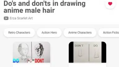 Captura de tela de Learn to draw anime 8
