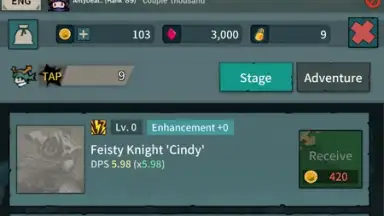 Captura de tela de Tap Dragon: Little Knight Luna 11