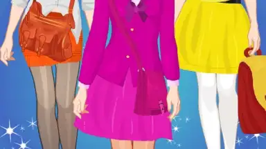 Captura de tela de Princess High School Dress Up 4