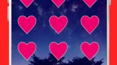 Captura de tela de Love Pattern Lock Screen 1