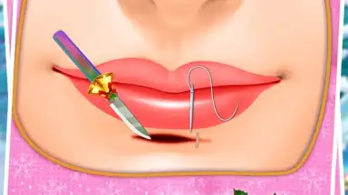 Captura de tela de Christmas Face Surgery: Virtual Surgery Hospital 3