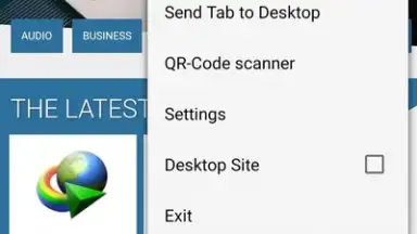 Captura de tela de Cliqz Browser 5