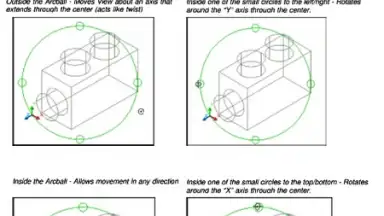 Captura de tela de Autocad 2007 3D Tutorial 7