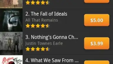 Captura de tela de Amazon Music 4